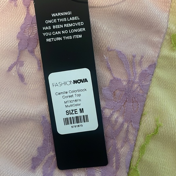 Multi color corset - Picture 3 of 3